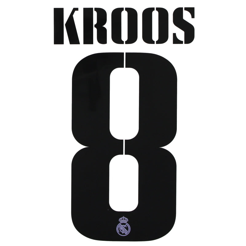 2022-23 Real Madrid Kroos #8 CL Home Name Set *BNIB*  Football Shirt