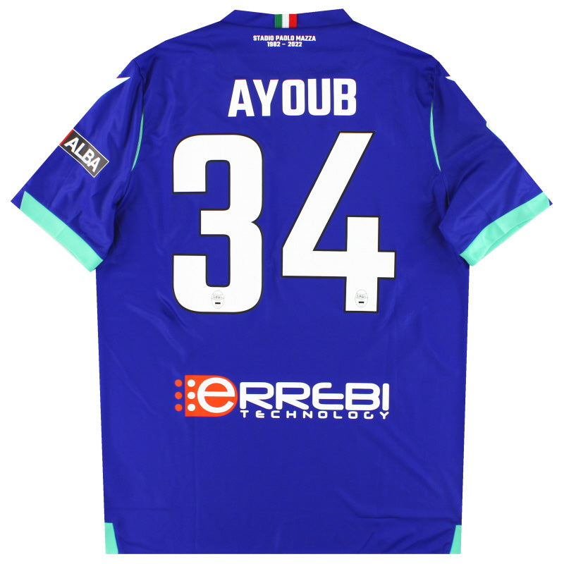 2022-23 SPAL Macron Player Issue Third Shirt Ayoub #34 *As New* L Football Shirt