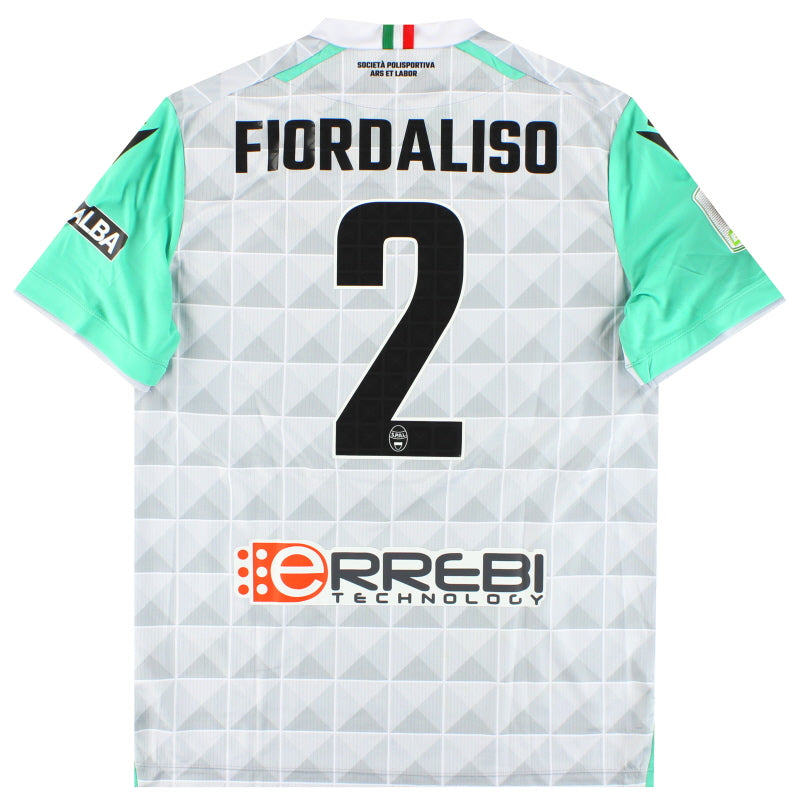 2022-23 SPAL Macron Player Issue Away Shirt Fiordaliso #2 *As New* L Football Shirt