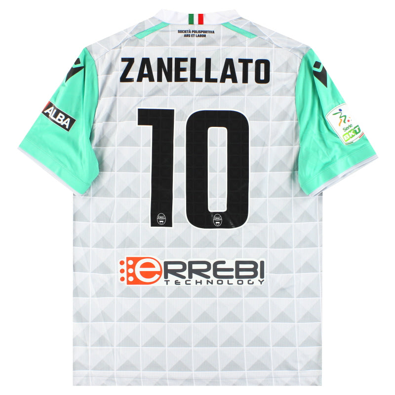 2022-23 SPAL Macron Player Issue Away Shirt Zanellato #10 *As New* XL Football Shirt