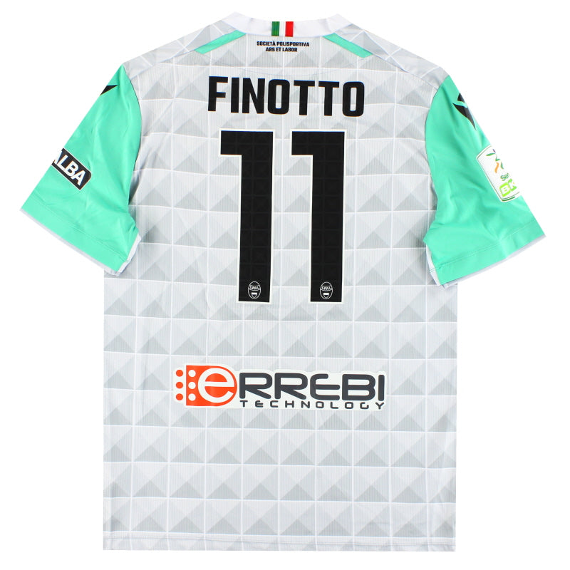 2022-23 SPAL Macron Player Issue Away Shirt Finotto #11 *As New* XL Football Shirt