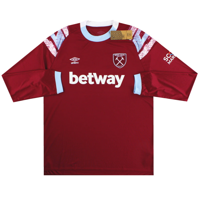 2022-23 West Ham Umbro Home Shirt L/S *w/tags* Football Shirt