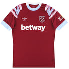 2022-23 West Ham Umbro Home Shirt *As New* Football Shirt