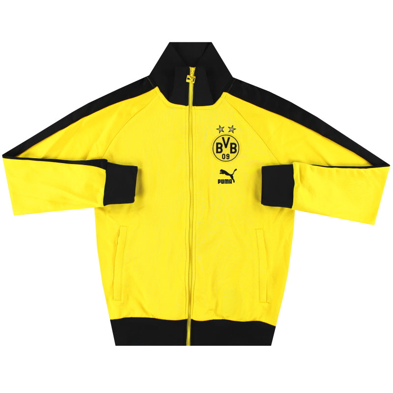 2023-24 Borussia Dortmund Puma FtblHeritage T7 Track Jacket *As New* XS Jacket