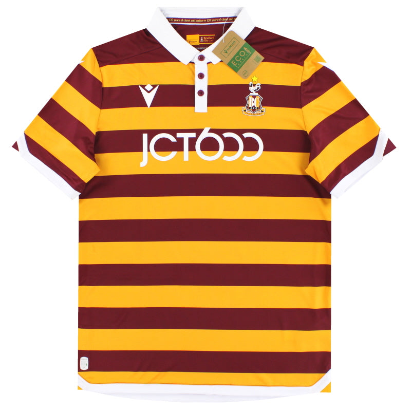 2023-24 Bradford City Macron Home Shirt *BNIB* Football Shirt