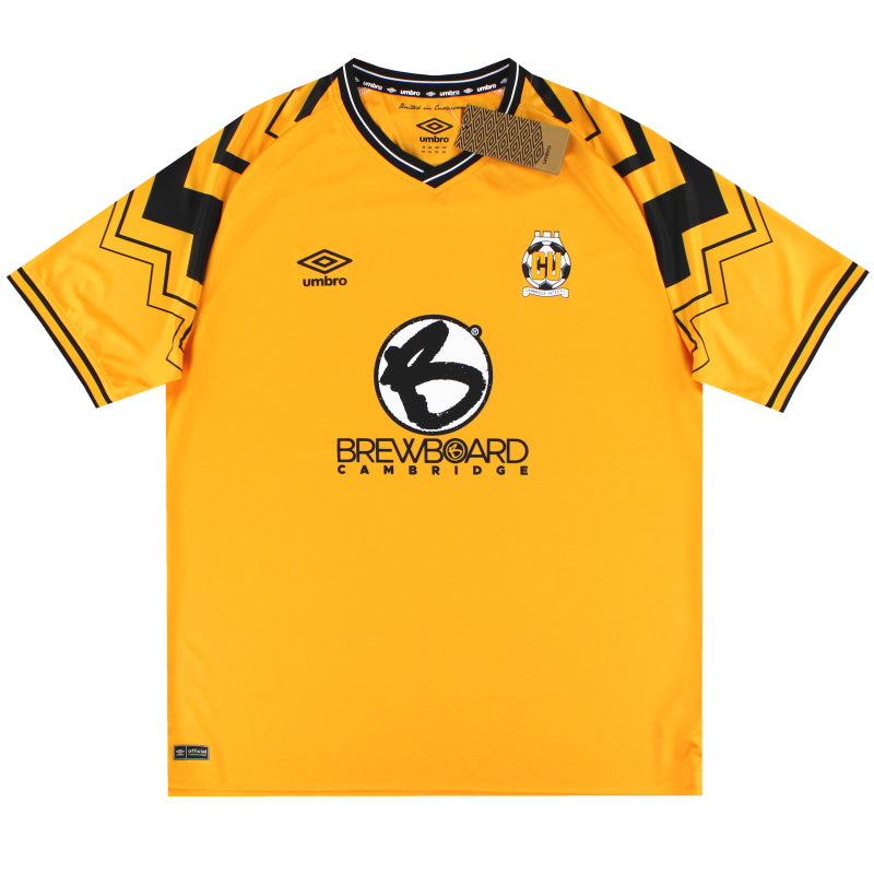 2023-24 Cambridge United Umbro Home Shirt *w/tags* XXL Football Shirt