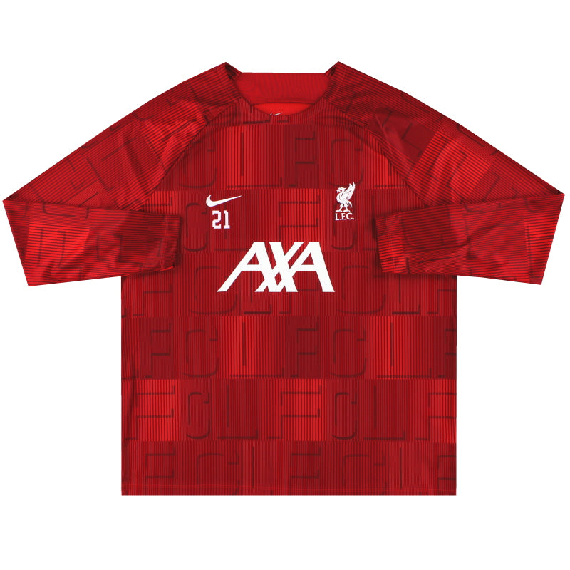 2023-24 Liverpool Nike Player Issue Pre-Match Top #21 *As New* XXL Football Shirt