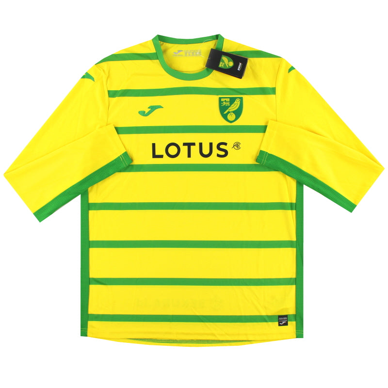 2023-24 Norwich City Joma Home Shirt L/S *w/tags* XXL  Football Shirt