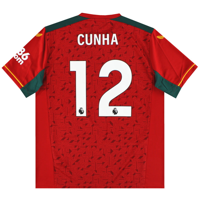 2023-24 Wolves Castore Away Shirt Cunha #12 *w/tags*  Football Shirt