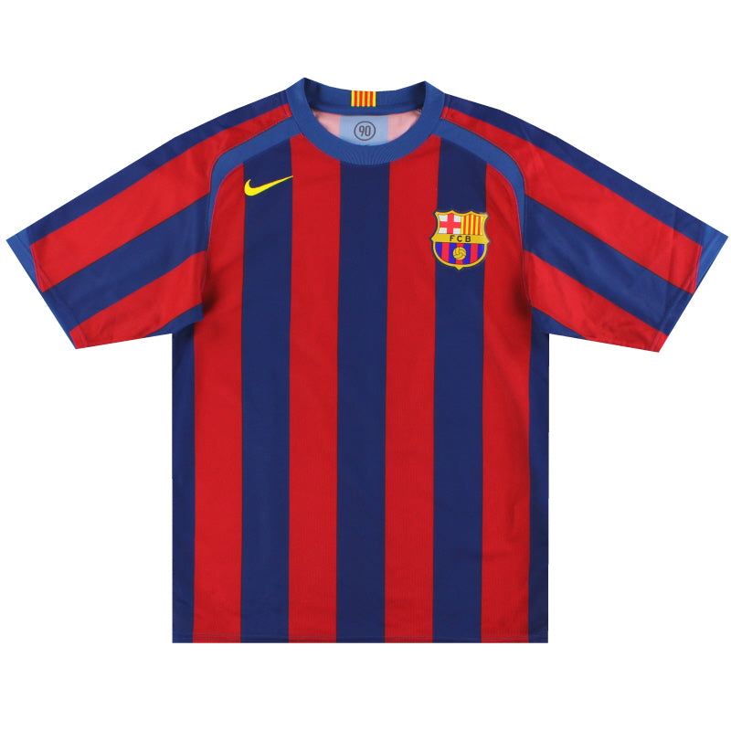 Messi Barcelona 2005 2006 Home Soccer Jersey shops Shirt L SKU# 195970