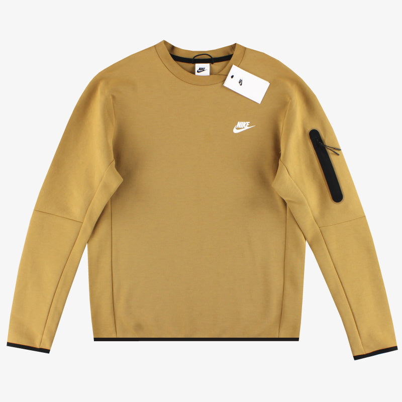 Nike Tech Fleece Crew Sweatshirt - Elemental Gold *w/tags* M Sweatshirt