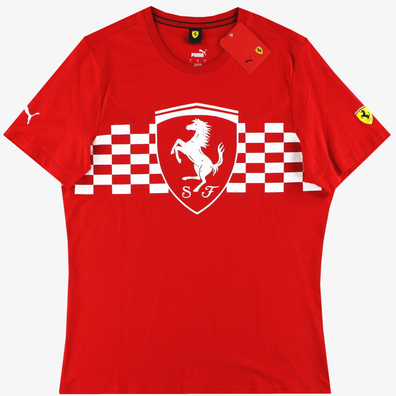 Puma Mens Scuderia Ferrari Race Tonal Shield Tee *w/tags* L T-Shirt