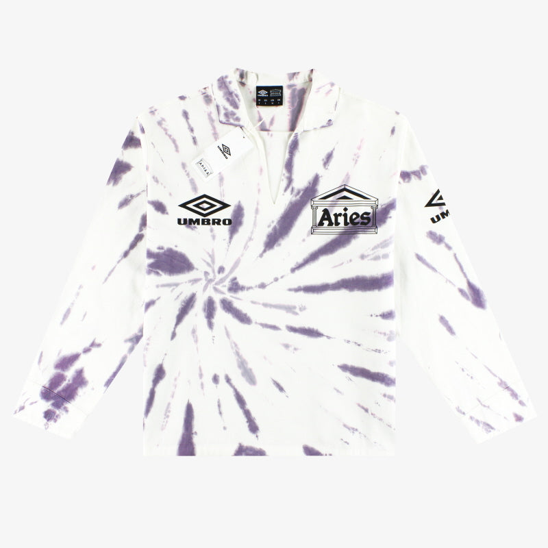 Umbro Aries Tie Dye Pro 64 Cotton Drill Pullover *w/tags* Football Shirt