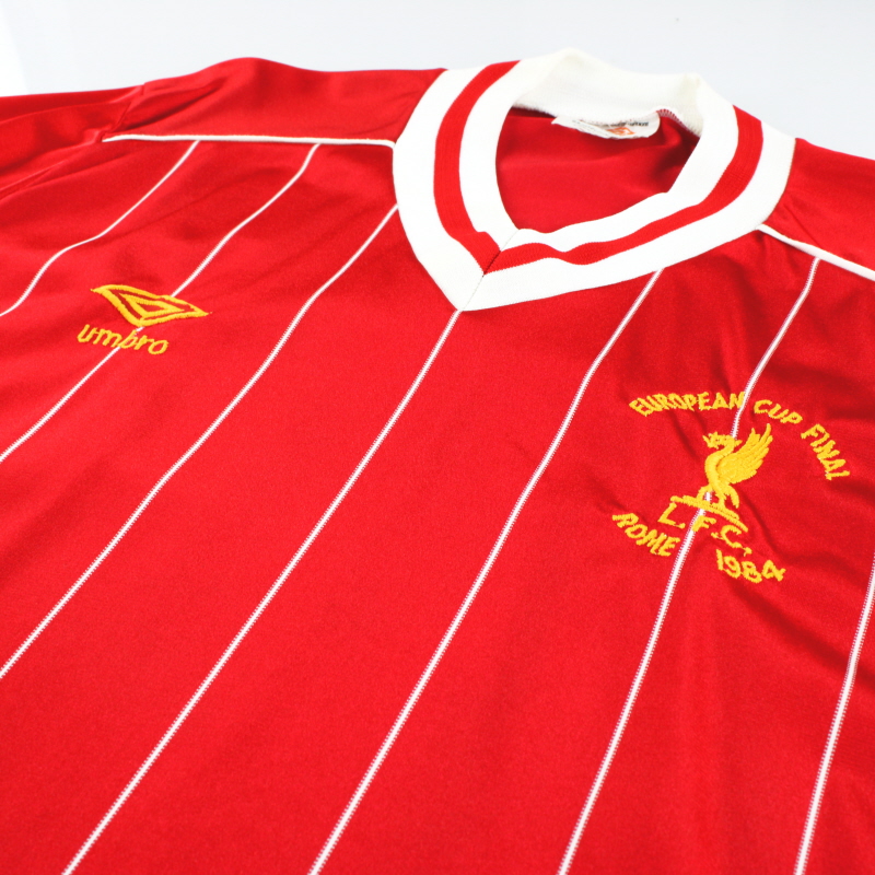 RARE VINTAGE LIVERPOOL 1984 EUROPEAN CUP FINAL UMBRO JERSEY