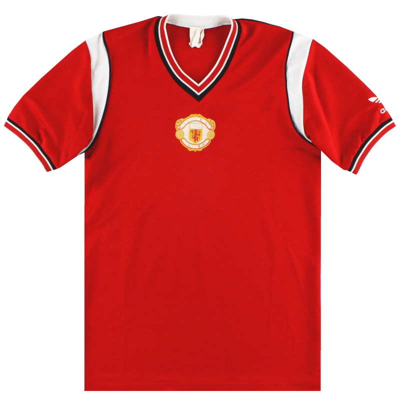 (RESERVED) 1984 Adidas Retro Manchester United FC Home Jersey