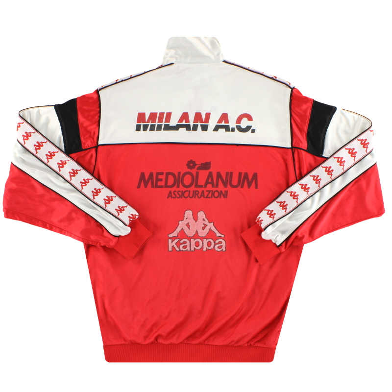 wees stil Overjas Structureel 1988-89 AC Milan Kappa trainingsjack Y