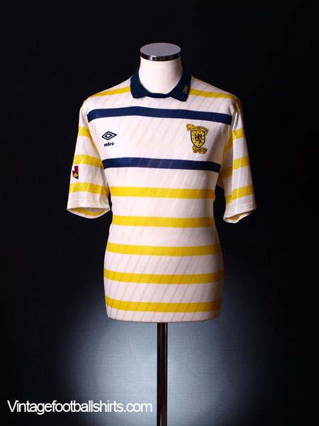 Retro 1991 Scotland Away Soccer Jersey