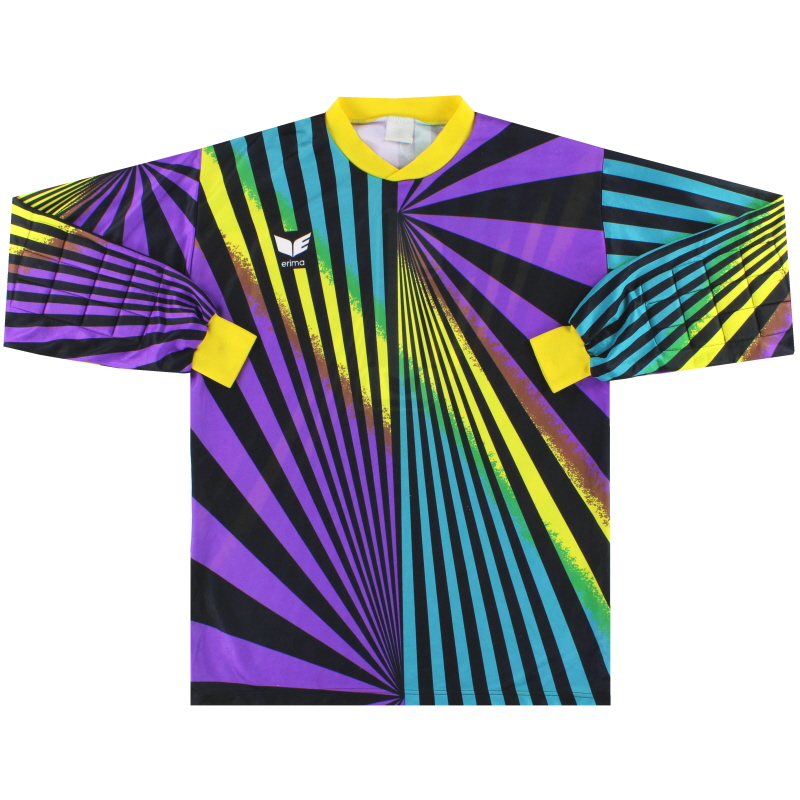 Goalkeeper Shirt Vintage 80s 90s Erima Size L Template 
