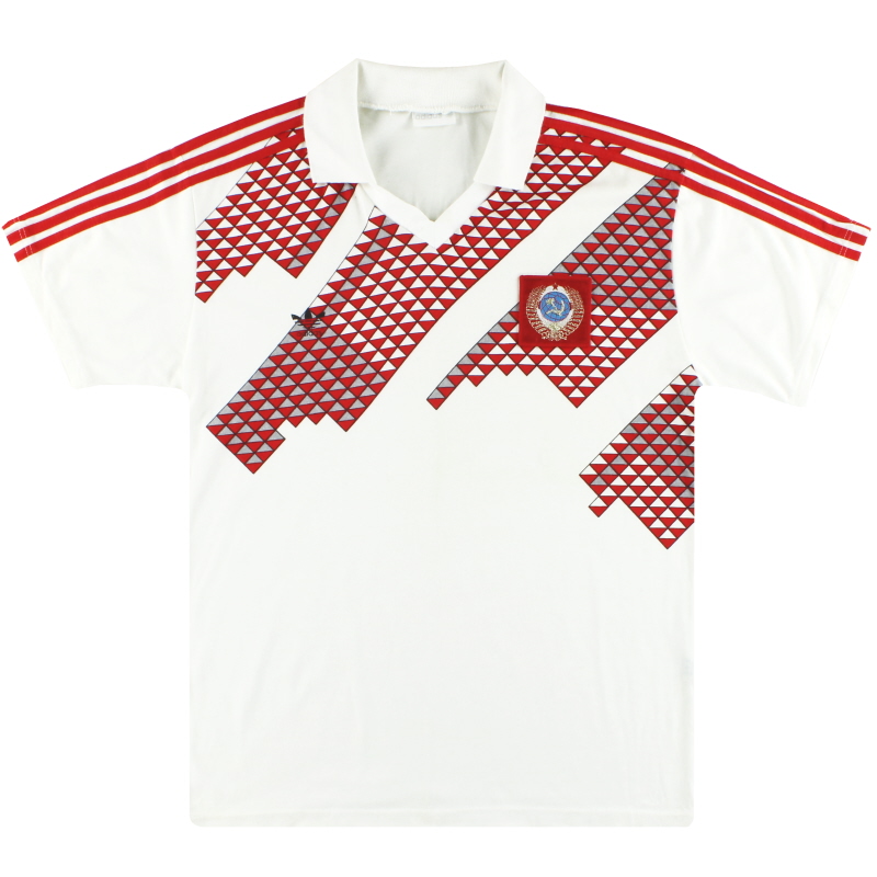 Soviet Union 1989/90 Adidas Home Shirt - Football Shirt Culture - Latest  Football Kit News and More