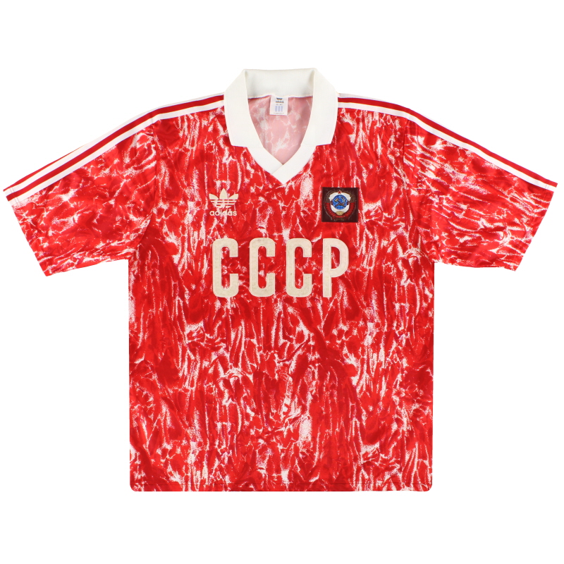 parásito mareado Acrobacia Camiseta adidas de local de la Unión Soviética 1989-91 * Mint * M 301084