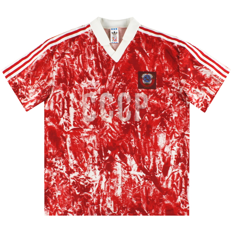 Felicidades regalo Por nombre Camiseta adidas de local de la Unión Soviética 1989-91 L 301084