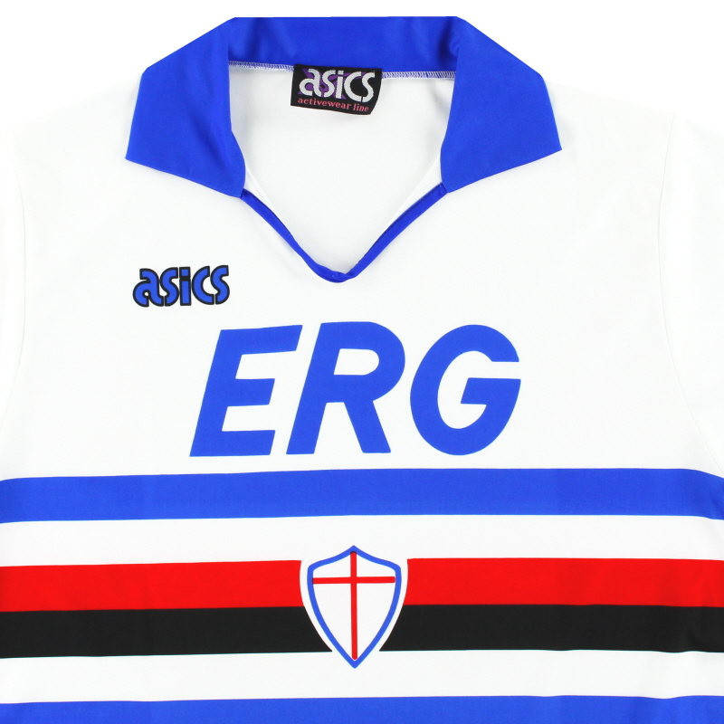 1990 91 Sampdoria Asics Away Shirt As New M