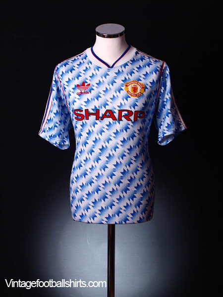 Manchester United 1990 Away Shirt - Authentic - Good Condition