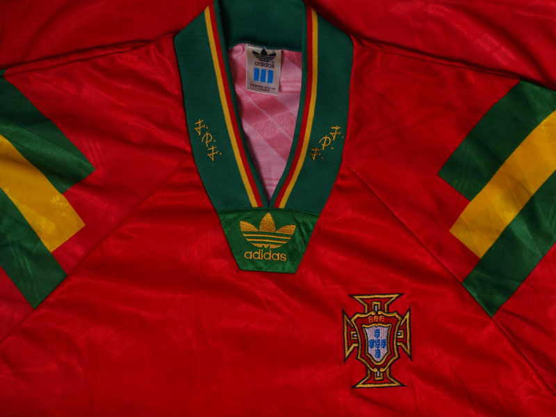 Portugal 1992-93 Match Issue Home Shirt - Football Shirt Culture