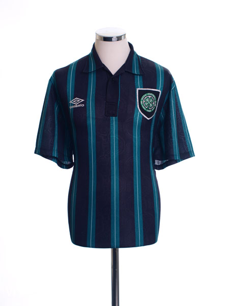1992-93 Celtic Away Shirt L
