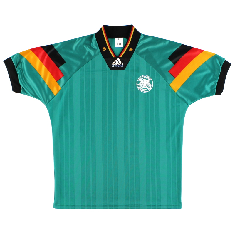 Manchester United 1990 - 1992 Away football Adidas vintage shirt size 38-40