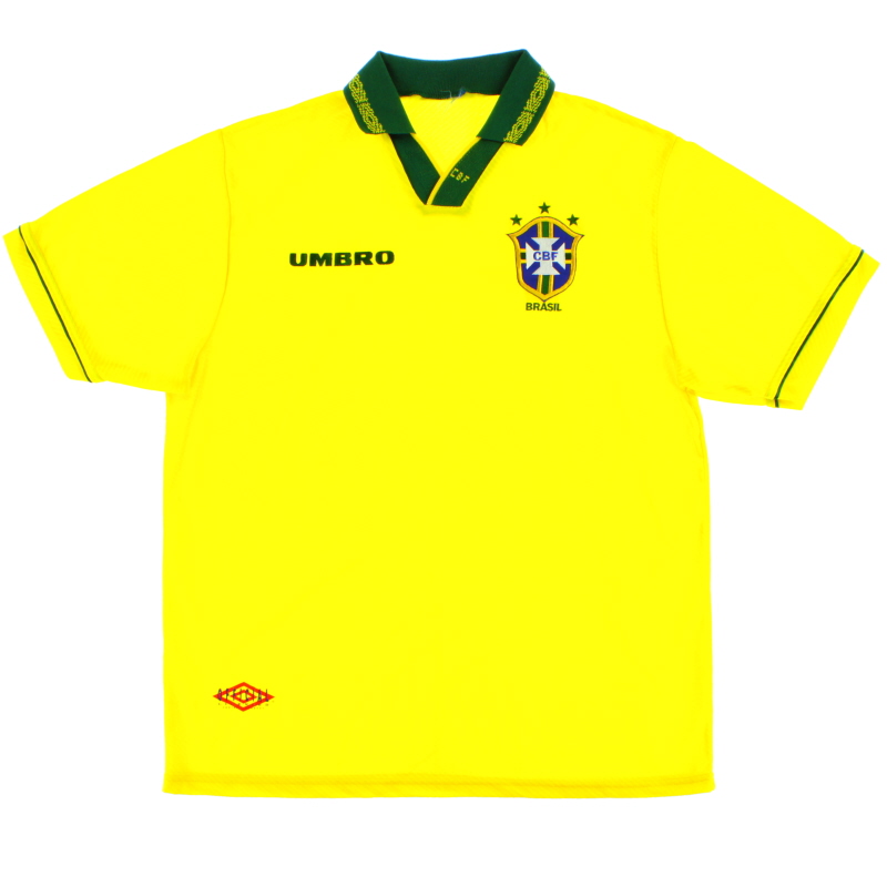 1991-93 Brazil Umbro Home Shirt XL