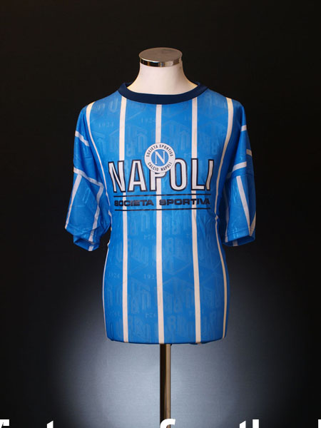 ze textuur Vaardig 1993-94 Napoli Training Shirt *BNIB* XL