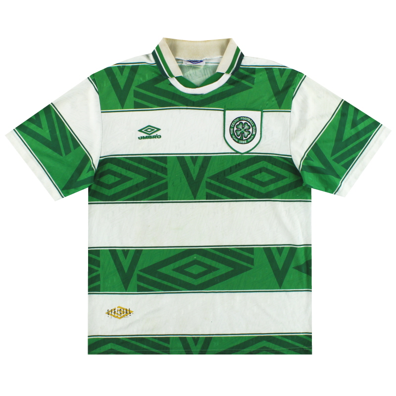 Celtic 1993 1995 Training Shirt Original Umbro Vintage - Adult XL - First  Football Shirts