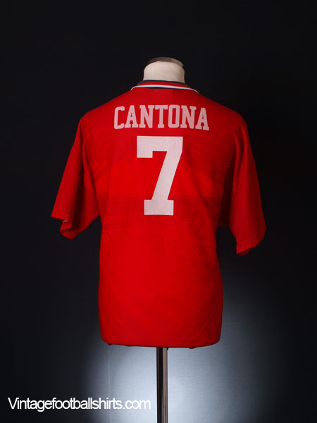 1994-96 Manchester United Home Shirt Cantona #7 L