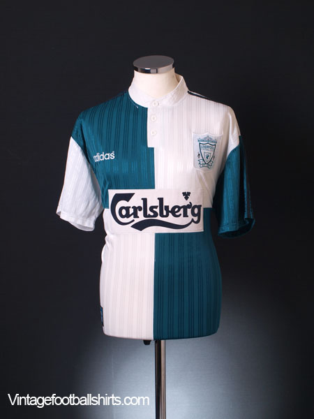 Retro Liverpool Away Football Shirt 95/96 - SoccerLord