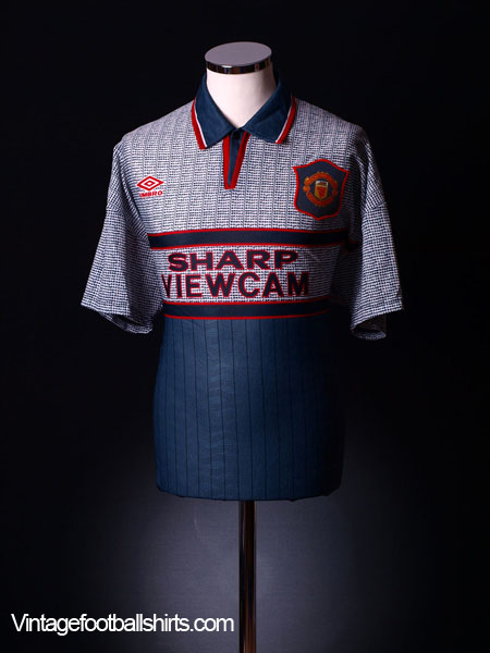 1995-96 Manchester United Away Shirt CANTONA 7 (L) - Football