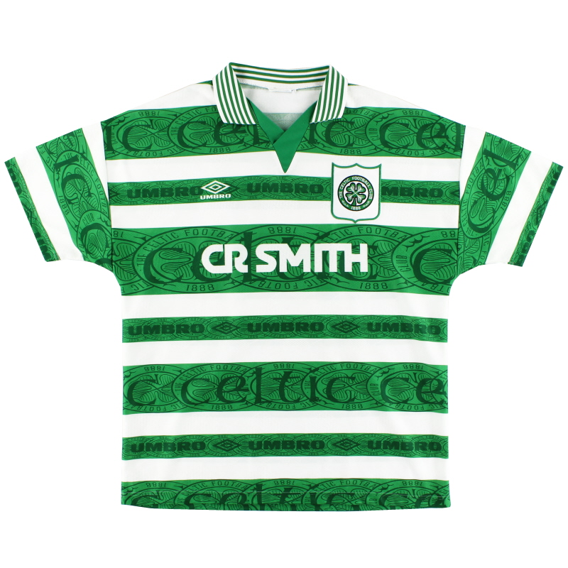 1995-97 Celtic Home Shirt #7 XL