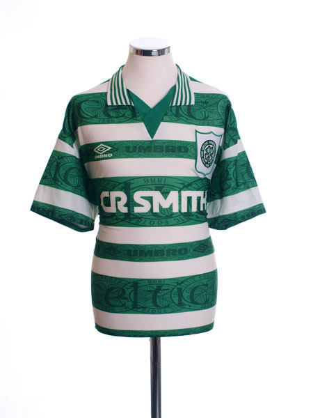 1996-97 CELTIC Home S/S No.7 Di Canio Scotland League 96-97 jersey shirt sz  L
