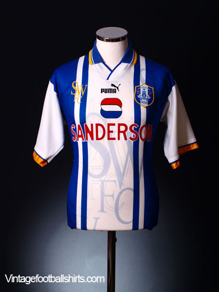 1995 97 Sheffield Wednesday Home Shirt L For Sale