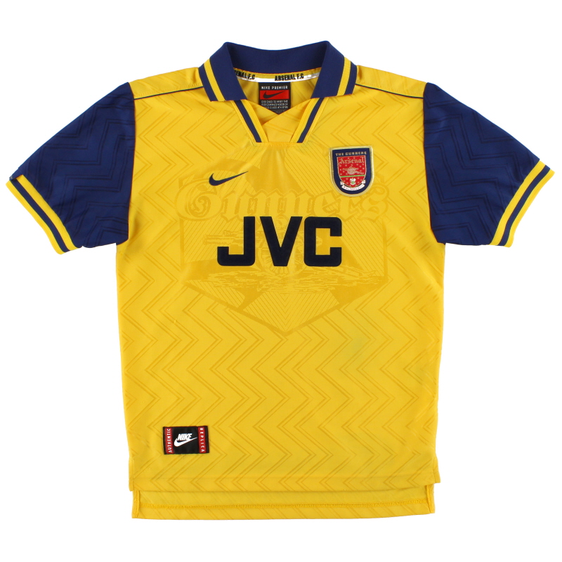 agitación Vacaciones amenazar 1996-97 Arsenal Nike Away Shirt XL.Niño