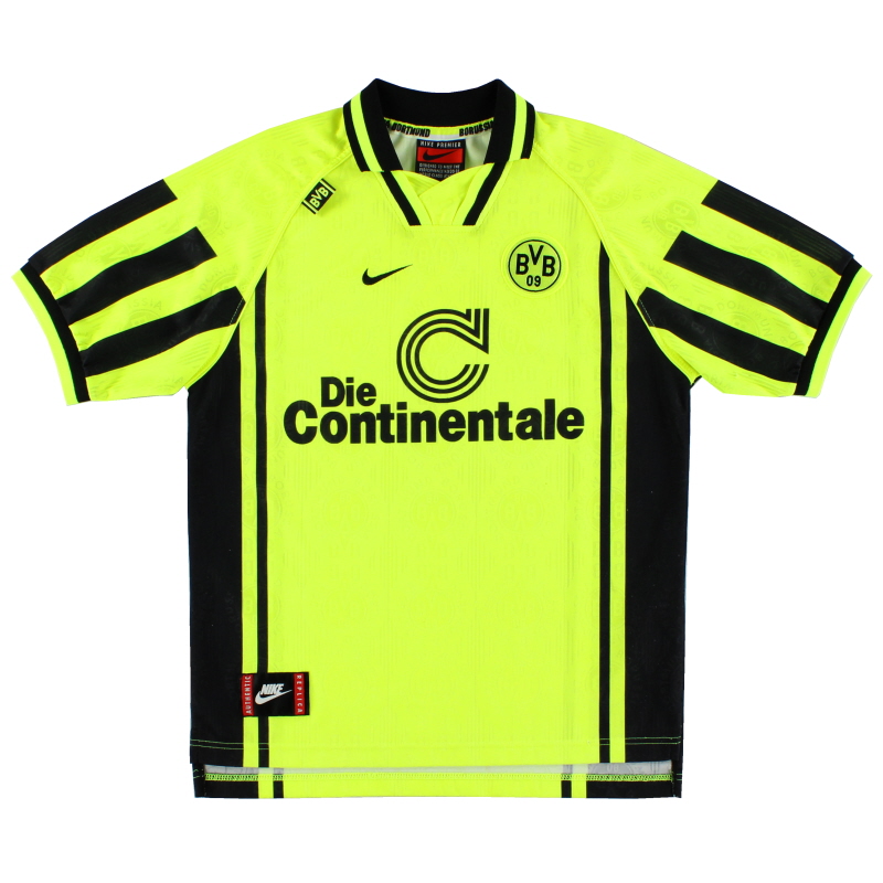 1996-97 Dortmund Nike Camiseta de L.Boys
