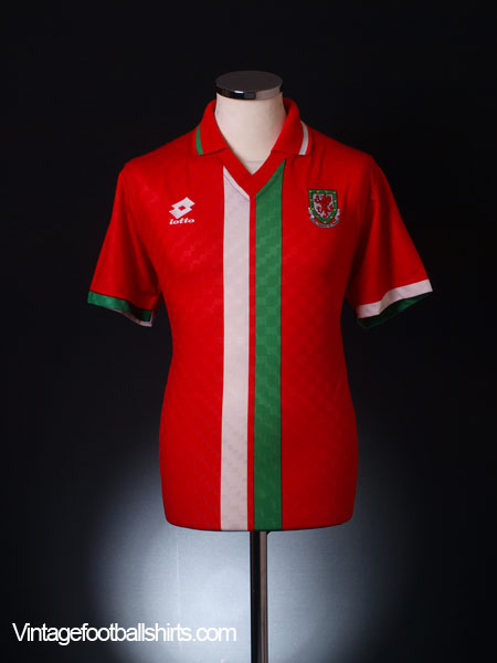 Wales National Football Team Home Jersey 96/98, BNWT, Lotto, 100% Original