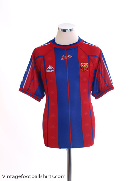 1997-98 Barcelona Home Shirt M