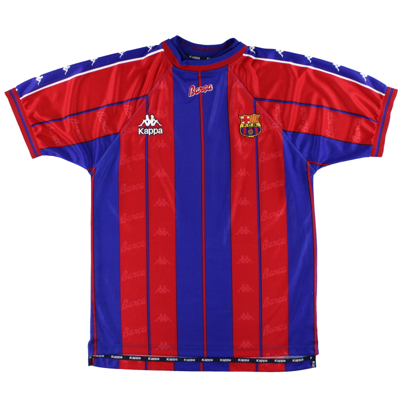 1997-98 Barcelona Kappa Shirt L