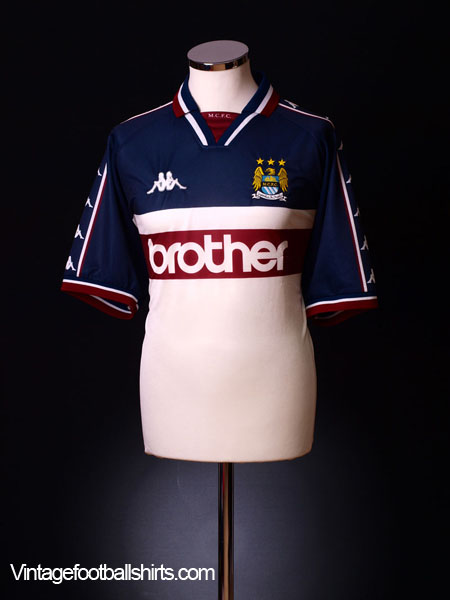 1997-98 Manchester City Away Shirt XL