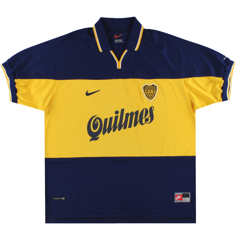 Culpable recoger cemento 1998-99 Camiseta Nike de primera equipación de Boca Juniors * Mint * XL