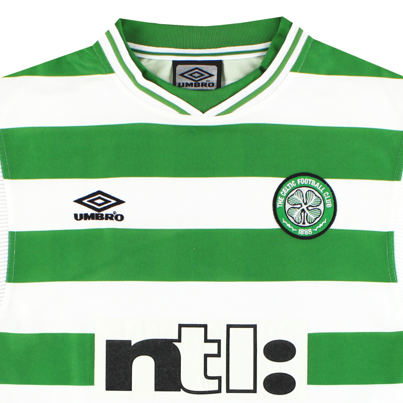 New in stock: Celtic 1999-2000 Home Shirt by Umbro Link to the