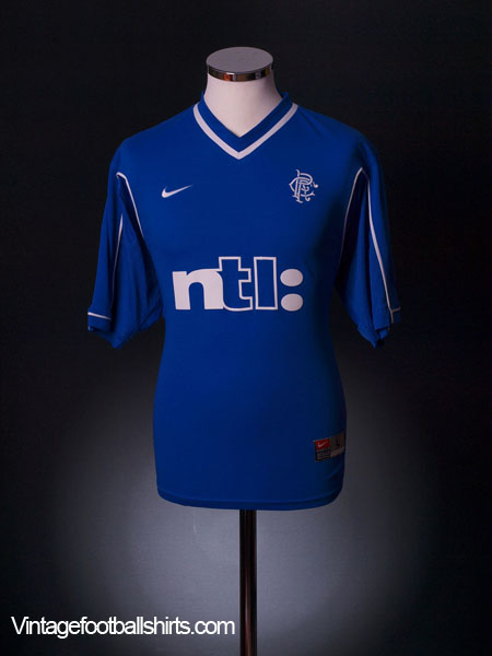 1999/01 Rangers Home Shirt (XL) BNIB – Greatest Kits