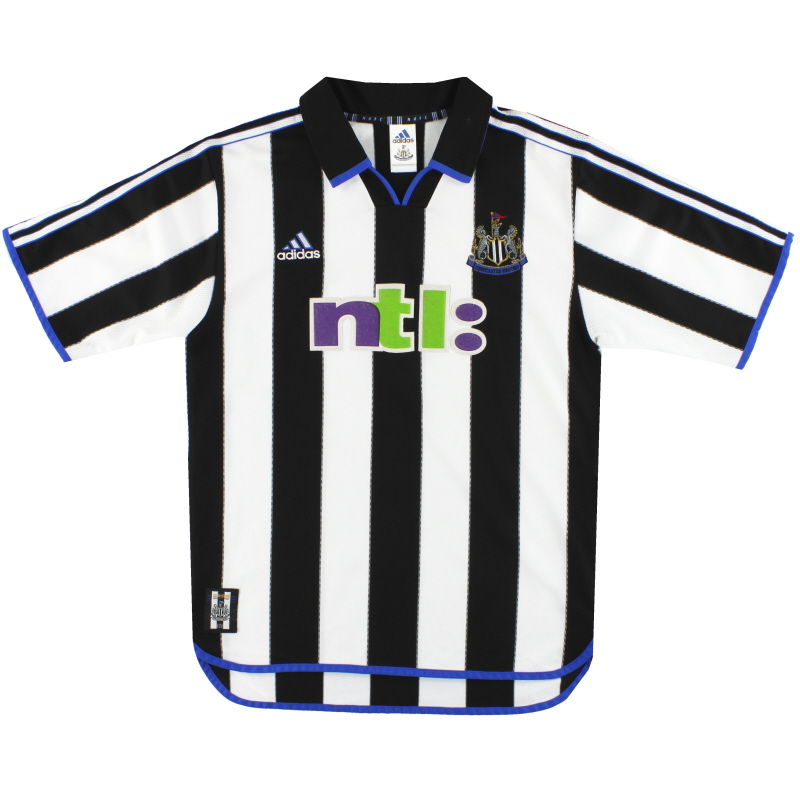 2000-01 Newcastle United adidas Home Shirt L 687204