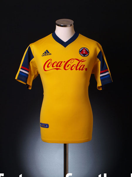 South China Third football shirt 2000. Sponsored by Coca Cola